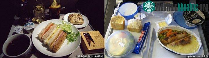Suất ăn của hãng British Airways