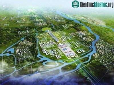 Hình ảnh đại điểm thi công sân bay tại quận Đại Hưng.