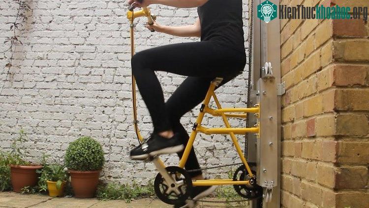 Thiết bị Vycle cho phép người dùng "đạp xe" lên nhà cao tầng thay vì sử dụng thang bộ hay thang máy.