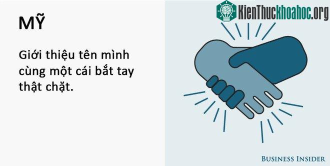 Cách bắt tay của người Mỹ