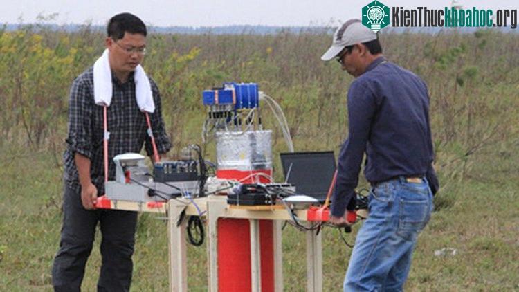 Nguyên mẫu của một máy dò MAD được các nhà khoa học Trung Quốc tạo ra vào năm 2014.