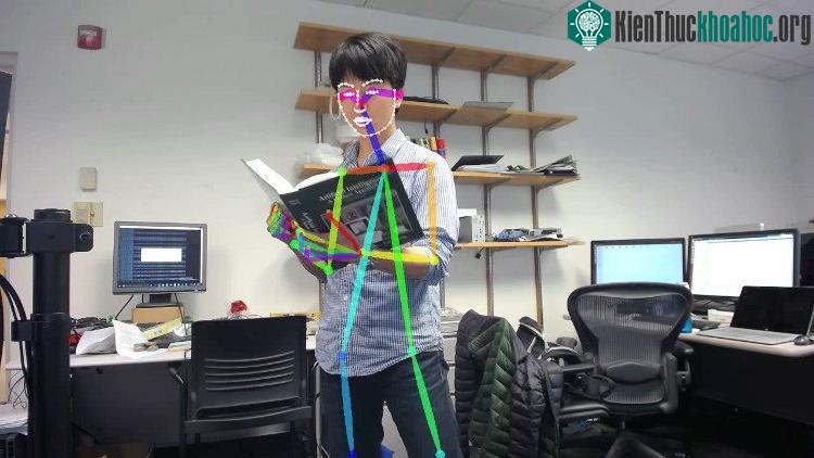 Nhóm nghiên cứu hi vọng sẽ sớm chuyển từ mô hình dạng người 2D sang 3D để cải thiện việc dò, hiểu chuyển động cơ thể người của máy - (Ảnh: Đại học Carnegie Mellon).
