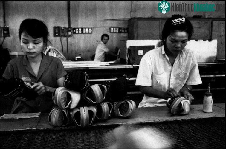 Chân dung nữ công nhân của hãng Biti's.