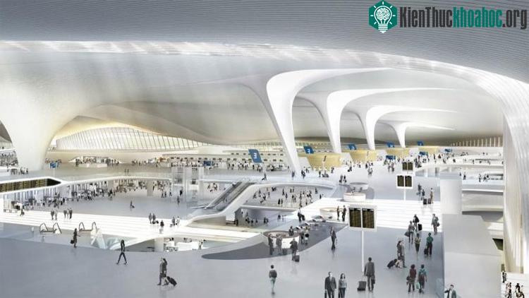 Sân bay với diện tích lên đến 700,000m 2.