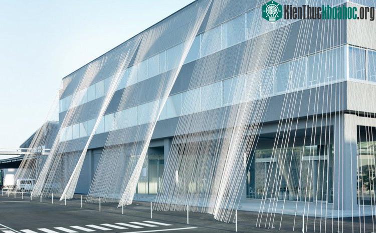 Phương pháp chống động đất mới này được cho là mang lại vẻ đẹp thanh lịch cho tòa nhà.