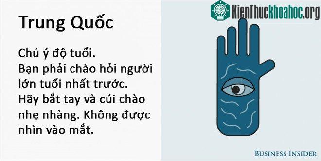 Cách bắt tay của người Trung Quốc