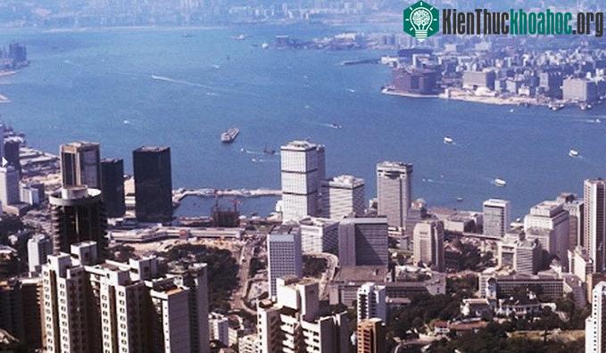 Toàn cảnh Hong Kong nhìn từ đỉnh núi Thái Sơn (Victoria Peak) những năm 1960