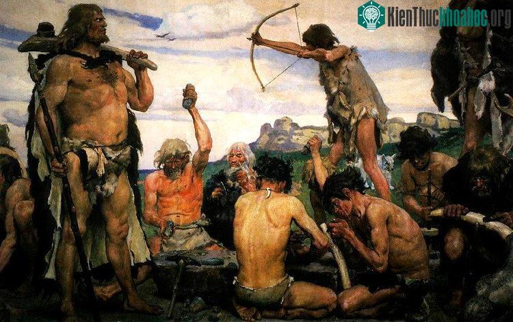 Xã hội phát triển, và con người có một lượng nhân lực lớn để bắt đầu chiến tranh.
