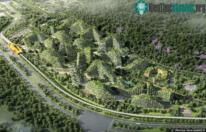 Không những lọc bụi và khí thải, lượng cây của thành phố sẽ làm giảm nhiệt độ không khí và tiết kiệm năng lượng