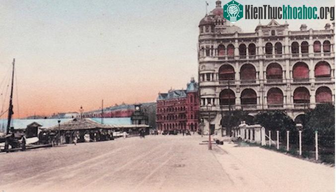 Đường Can Mặc (Connaught Road), tuyến đường chính ở phía bắc đảo Hong Kong những năm 1950