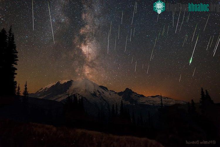 Mưa sao băng Perseids. (Ảnh: Matthew Dieterich).
