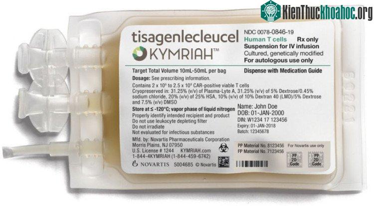 Liệu pháp Kymriah mang đến hy vọng mới cho bệnh nhân ung thư. (Ảnh: drugstorenews).