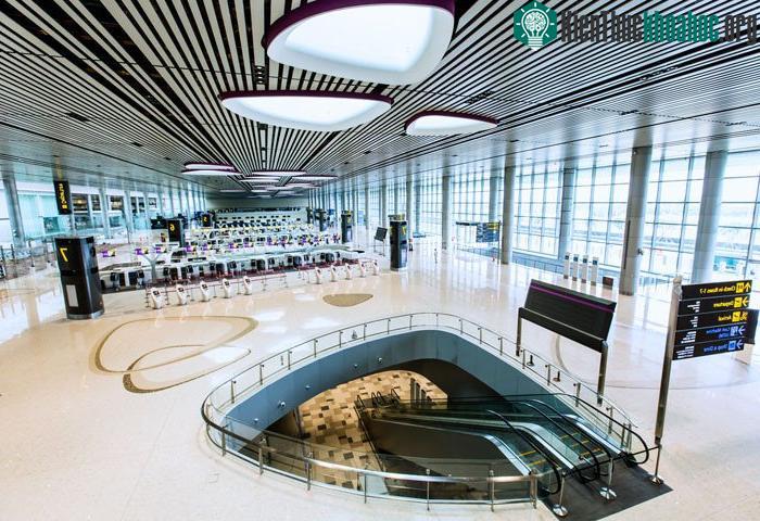 Đại sảnh trung tâm nhà ga T4 dài 300m, cao 23m