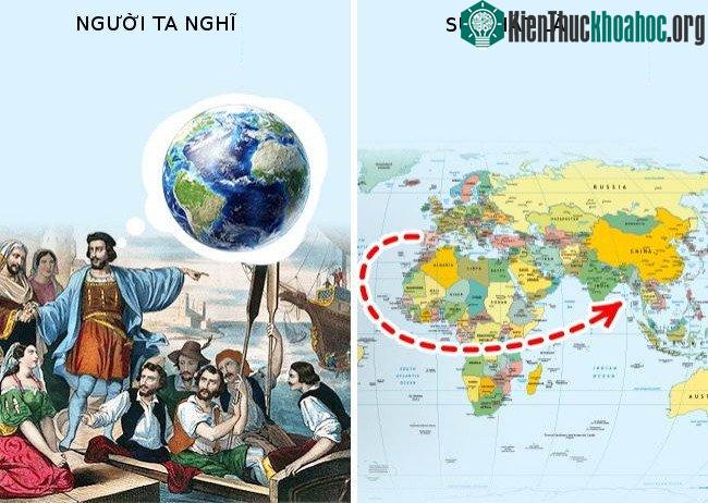 Vào thời Trung cổ, người ta đã biết Trái đất hình khối cầu.