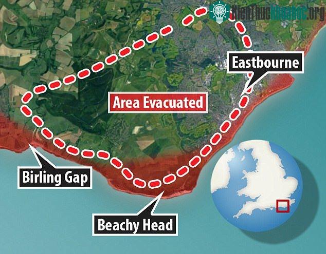 Khu vực phải sơ tán vì khí độc gây triệu chứng lạ. (Ảnh: Daily Mail).