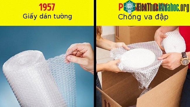 Màng nilon này ngày trước được dùng như một loại giấy dán tường.