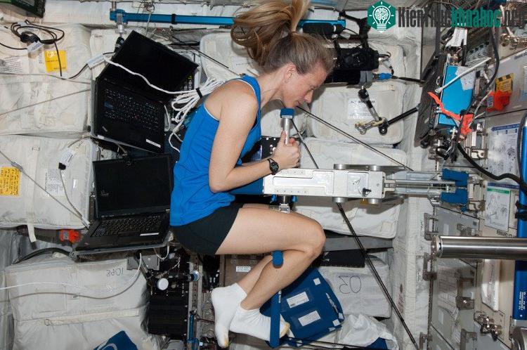 Các nhà du hành có rất ít thời gian tiếp xúc với gia đình. (Ảnh: NASA).
