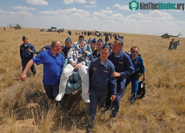 Các nhà du hành không thể tự đứng khi trở về Trái Đất. (Ảnh: Popsci).