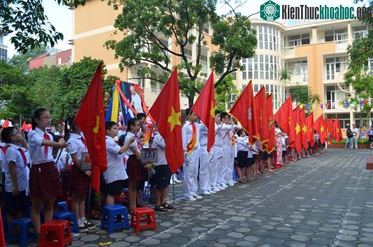 Lễ khai giảng năm học mới ở Việt Nam.
