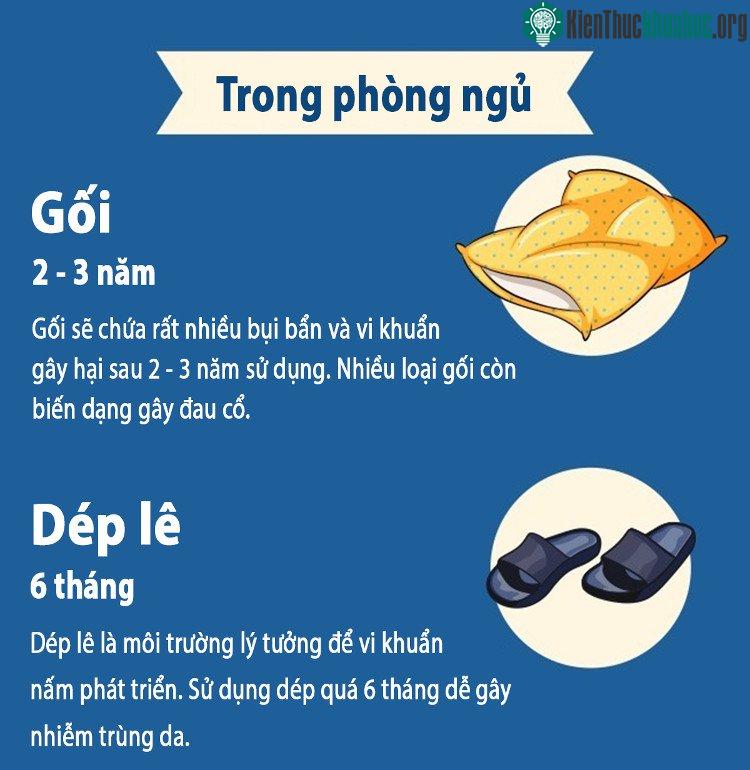 Sau 2-3 năm sử dụng, gối sẽ chứa rất nhiều bụi bẩn và vi khuẩn gây hại.