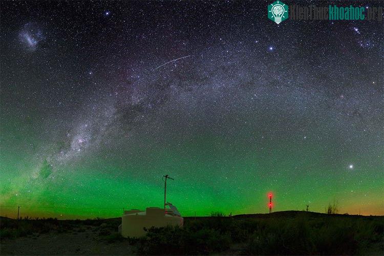 Phát hiện nguồn gốc của tia vũ trụ. (Ảnh: Pierre Auger Observatory).