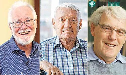 Nhà khoa học Richard Henderson (trái), Joachim Frank (giữa), Jacques Dubochet (phải). (Ảnh: Indian Express).