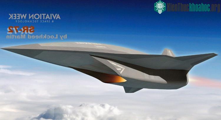 Đồ họa thiết kế khí động học của máy bay trinh sát siêu thanh SR-72. (Ảnh: Aviation Week).