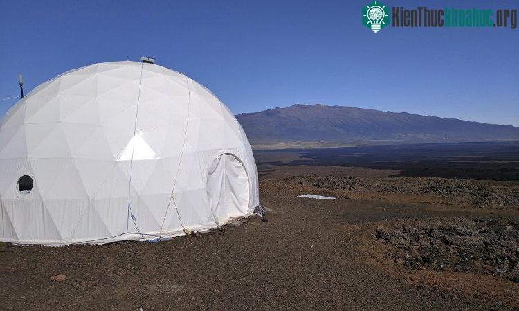 Khu vực cư trú của nhóm phi hành đoàn tại Hawaii. (Ảnh: AP).