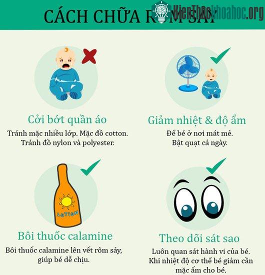 Những cách đơn giản chữa rôm sảy. (Ảnh: MomJunction).