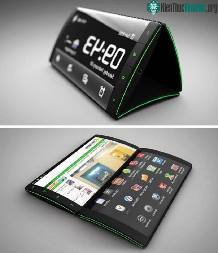 Cho đến nay chiếc smartphone này mới chỉ dừng lại ở giai đoạn ý tưởng. (Ảnh: Idkul).