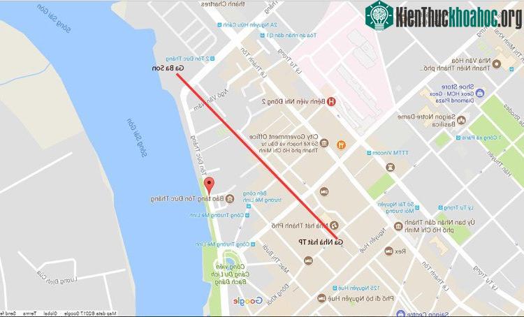 Tuyến hầm metro từ Nhà hát Thành phố đến ga Ba Son.