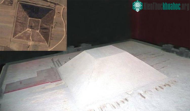 Ảnh minh họa kim tự tháp trắng ở Tây An, Trung Quốc. (Ảnh: Ancient Origins).