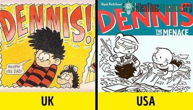 Cuốn truyện tranh Dennis the Menace.