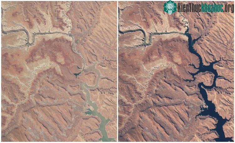 Hồ Powell tại Arizona và Utah