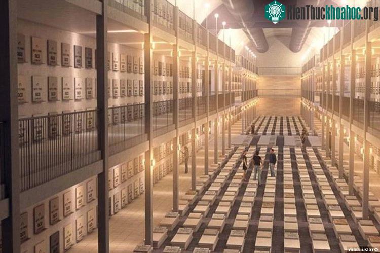 Phác họa hầm mộ một khi công tác xây dựng hoàn tất.