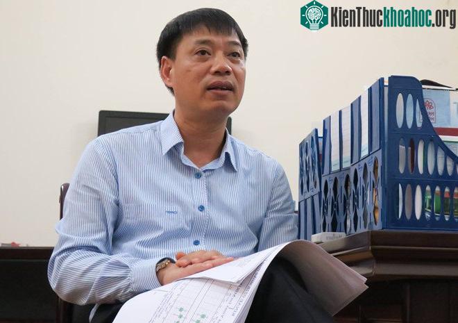 Ông Hoàng Đức Cường, Giám đốc Trung tâm Dự báo khí tượng thủy văn trung ương. (Ảnh: Thắng Quang).