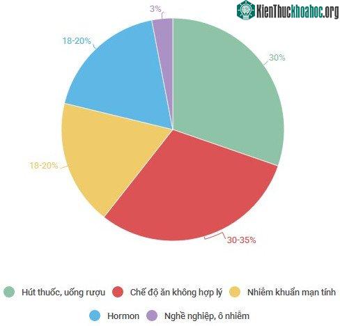 Các yếu tố góp phần gây nên bệnh ung thư.