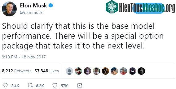 Thông báo của elon musk