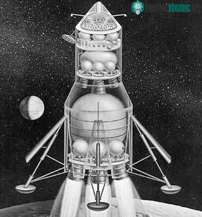 Cấu hình Apollo cho việc bay trực tiếp. Gặp gỡ trên Quỹ đạo Trái Đất - 1961 (NASA).