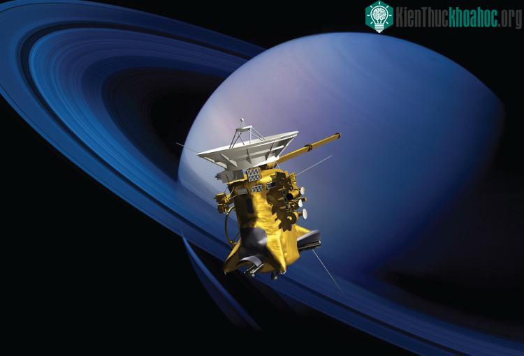 Các dữ liệu của Cassini cho thấy một đám mây băng độc hại khổng lồ trên cực nam của mặt trăng này.