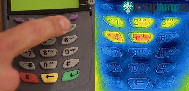 Kẻ xấu có thể quan sát độ sâu của màu sắc để phán đoán thứ tự các con số bạn đã gõ.