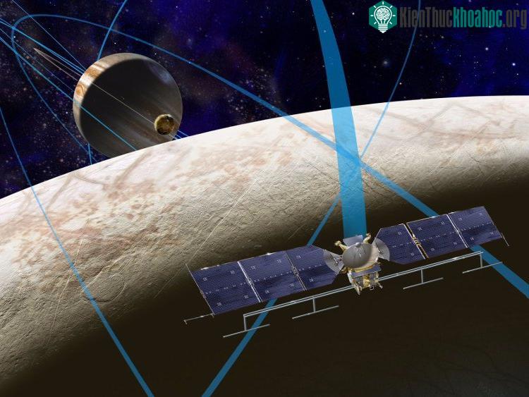 Mô phỏng sứ mệnh của Europa Clipper.