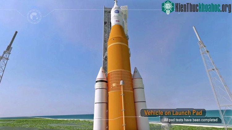 Kiểm tra kỹ thuật trước giờ phóng. (Đồ họa: NASA).