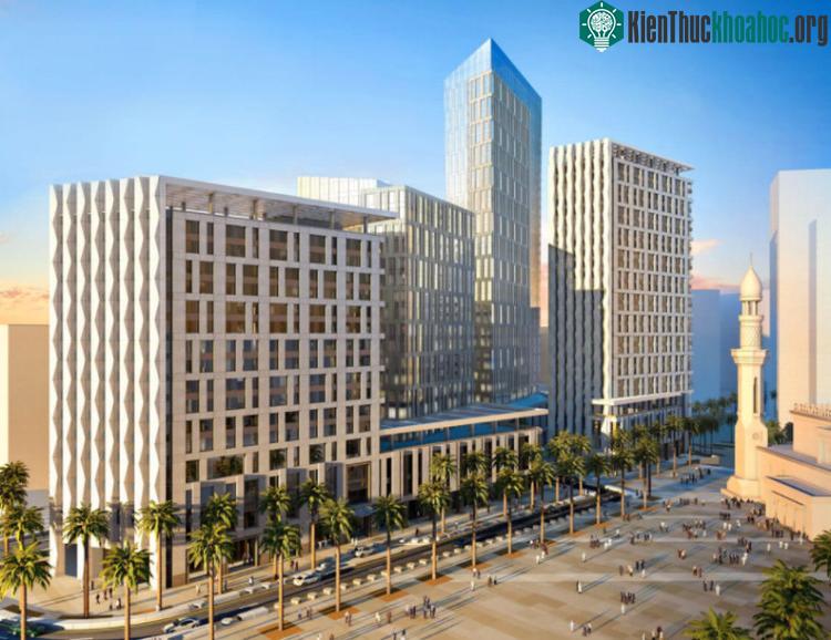 Được thiết kế bởi hãng Henning Larsen, cả dự án có diện tích khoảng 1,6 triệu m2
