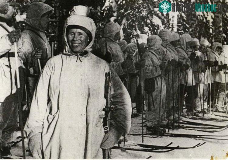 Simo được phía Phần Lan coi là người hùng trong cuộc chiến Mùa đông.