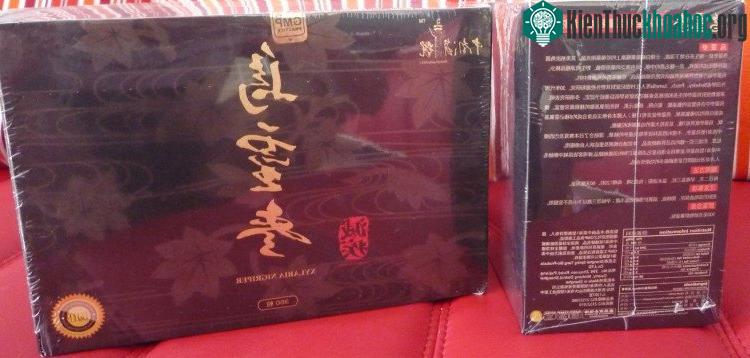 Một hộp thuốc chiết xuất từ sâm Ô Linh,