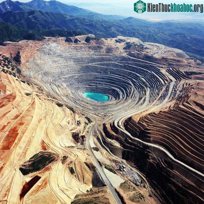 Mỏ đồng Kennecott. (Ảnh: Internet).