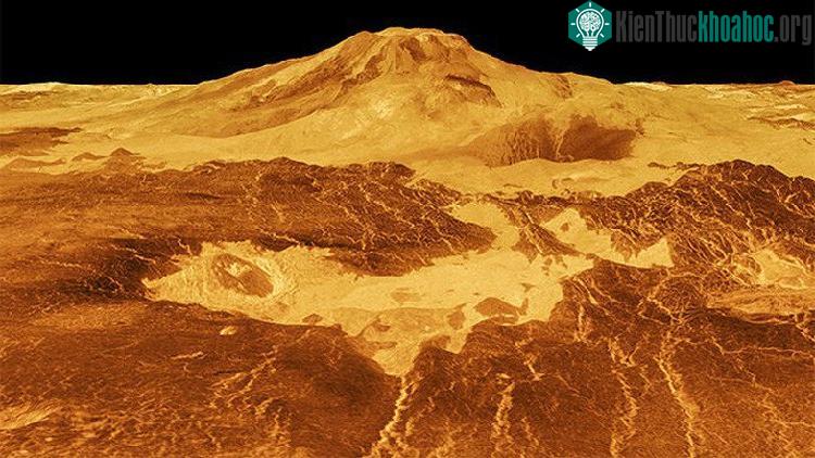 Sao Kim hiện nay có hoạt động địa chất hay không vẫn còn là một dấu hỏi - (Ảnh: NASA).