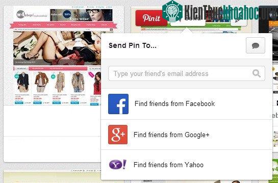 Sent of pinterest