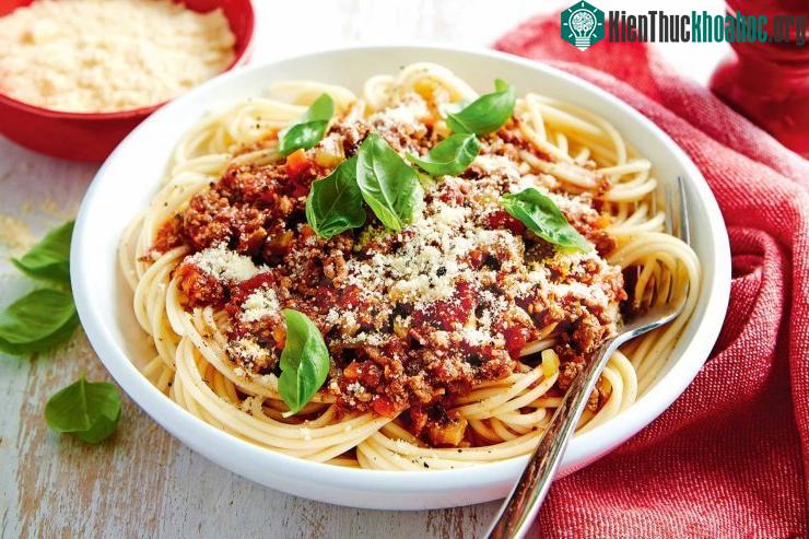 Món ăn hoàn toàn không xuất hiện ở Italy.